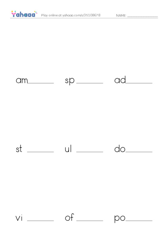 RAZ Vocabulary X: American Football PDF worksheet to fill in words gaps