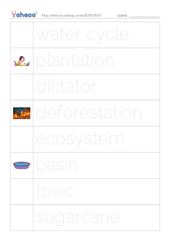 RAZ Vocabulary X: Brazil PDF one column image words