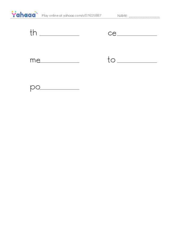 RAZ Vocabulary X: Comic Cons2 PDF worksheet writing row