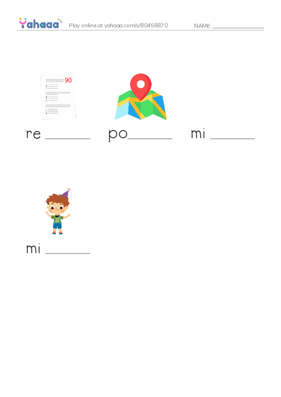 RAZ Vocabulary X: DDay2 PDF worksheet to fill in words gaps