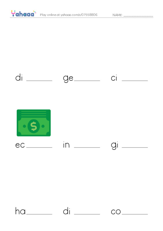RAZ Vocabulary X: Early Moments in Rock Music PDF worksheet to fill in words gaps