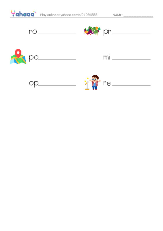 RAZ Vocabulary X: Famous Hispanic Americans A Proud Heritage 2 PDF worksheet writing row