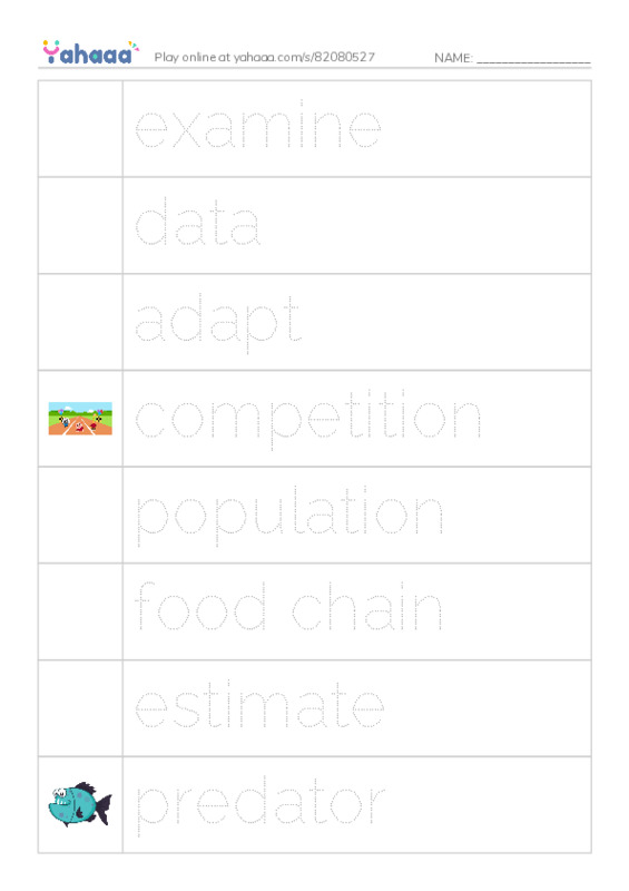RAZ Vocabulary X: Invasion of the Pythons PDF one column image words