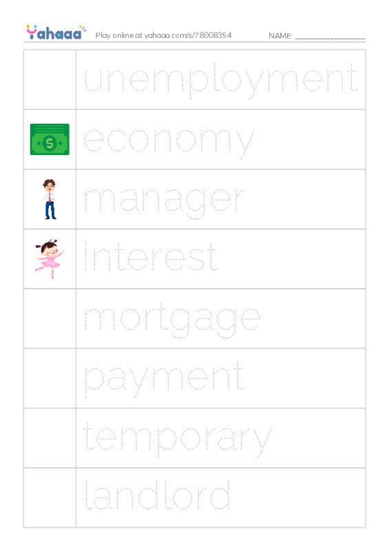 RAZ Vocabulary X: Malik Had a House PDF one column image words