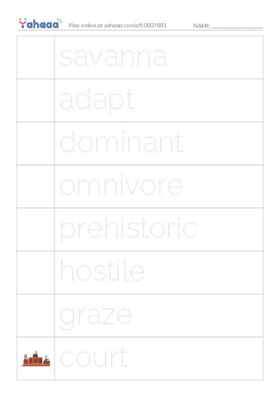 RAZ Vocabulary X: Ostriches Giant Birds PDF one column image words