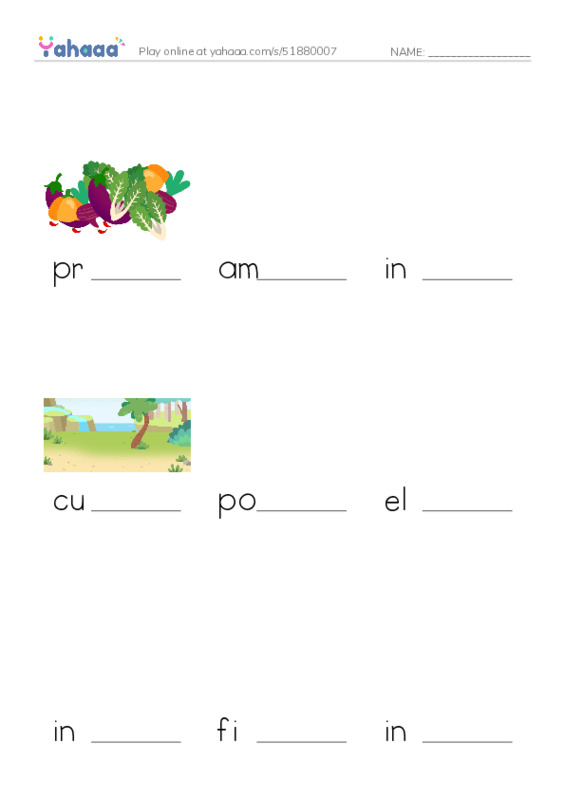 RAZ Vocabulary X: Roots of Rap PDF worksheet to fill in words gaps