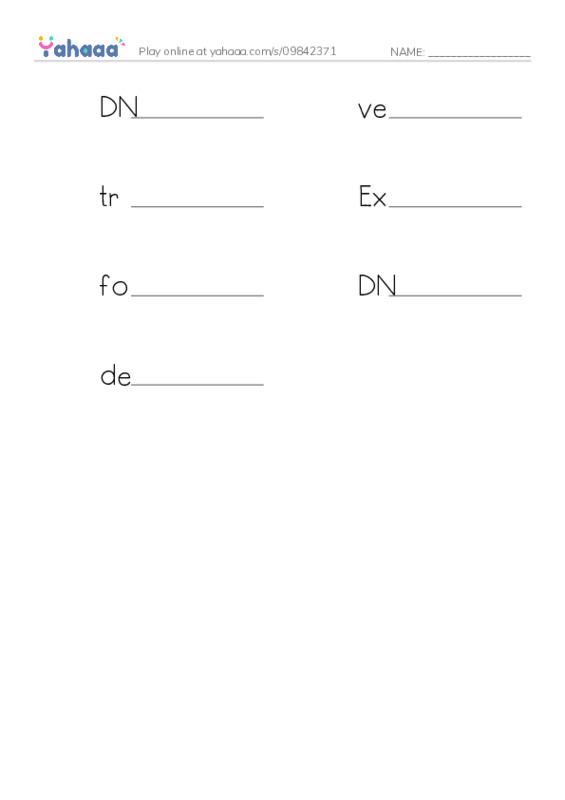 RAZ Vocabulary X: Seeing the Evidence Forensic Scientists at Work2 PDF worksheet writing row