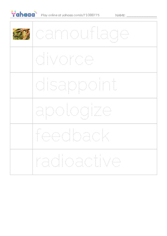 RAZ Vocabulary X: Talking to Each Other PDF one column image words