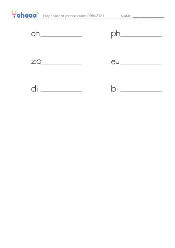 RAZ Vocabulary X: The Amazing Undersea Food Web2 PDF worksheet writing row