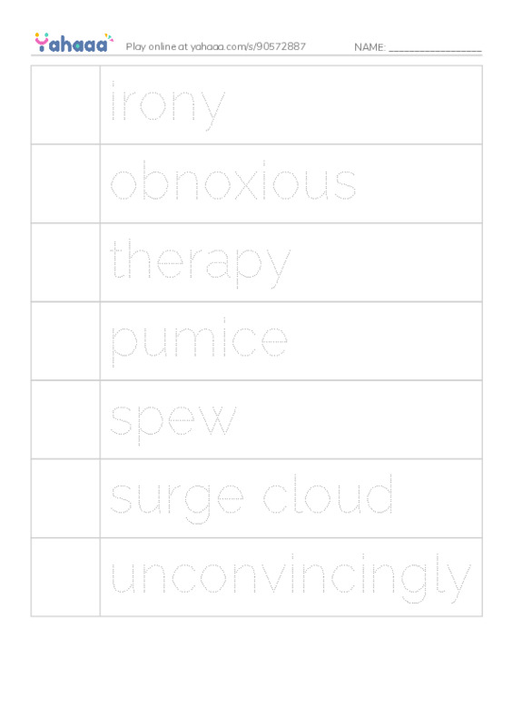 RAZ Vocabulary X: The Eruption of Mount Shasta2 PDF one column image words