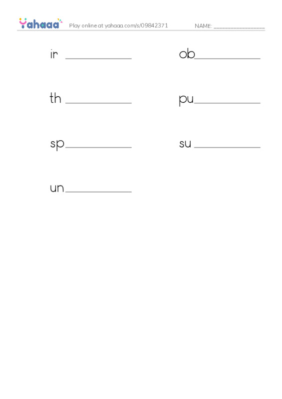 RAZ Vocabulary X: The Eruption of Mount Shasta2 PDF worksheet writing row