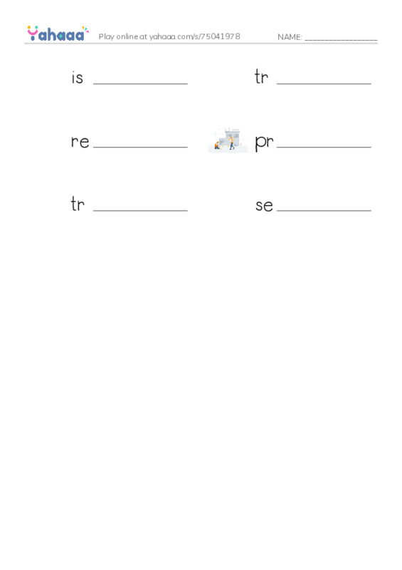 RAZ Vocabulary X: The Panama Canal2 PDF worksheet writing row