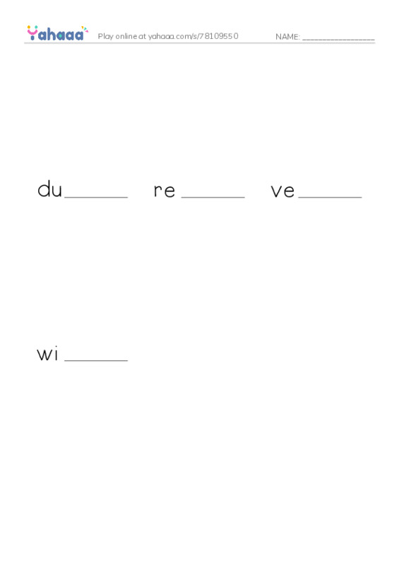 RAZ Vocabulary X: The School Versus James Holt2 PDF worksheet to fill in words gaps