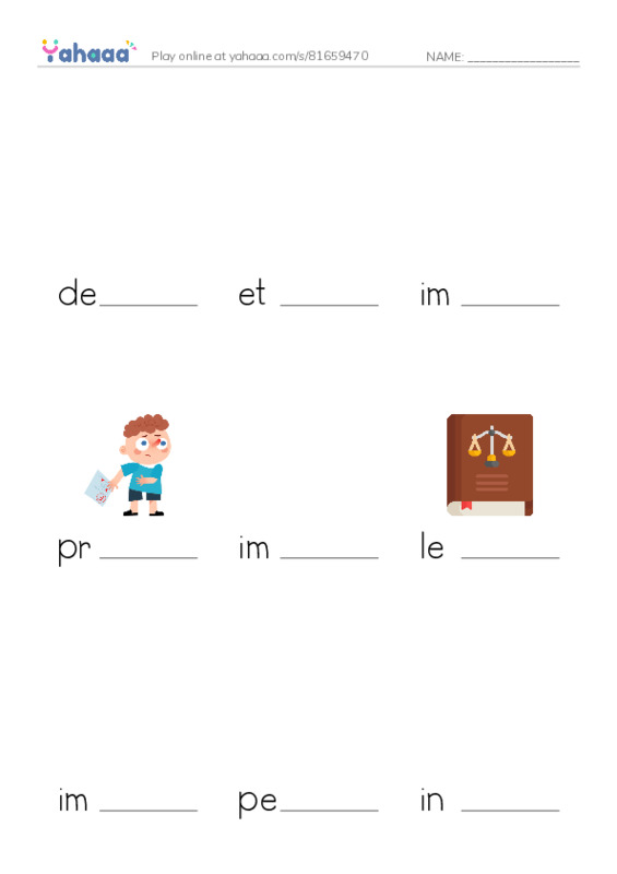 RAZ Vocabulary X: The Story of Immigration PDF worksheet to fill in words gaps