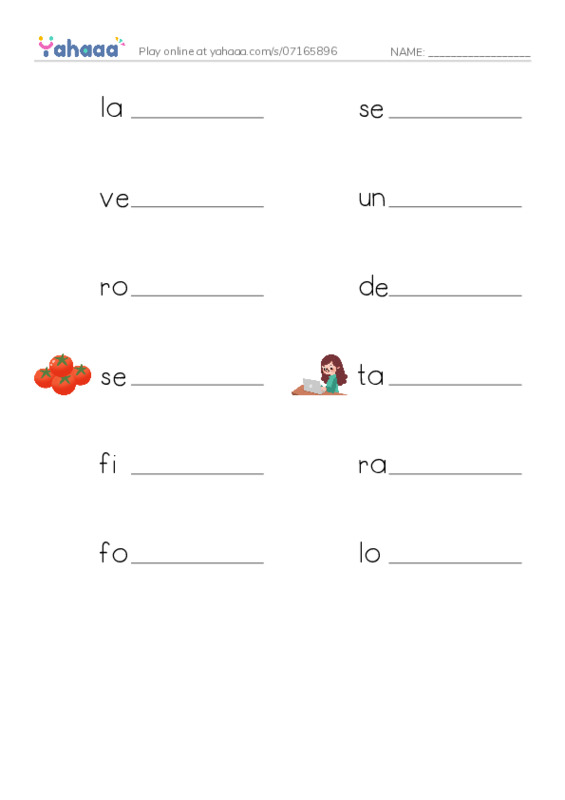 RAZ Vocabulary X: The Transcontinental Railroad PDF worksheet writing row