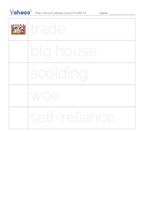 RAZ Vocabulary X: Up From Slavery2 PDF one column image words