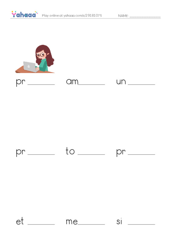 RAZ Vocabulary Y: Golf PDF worksheet to fill in words gaps