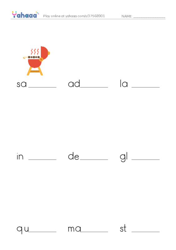 RAZ Vocabulary Y: Leaving Home PDF worksheet to fill in words gaps