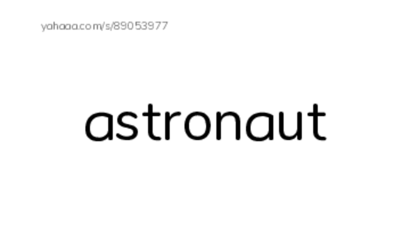 RAZ Vocabulary Y: Life in Space PDF index cards word only