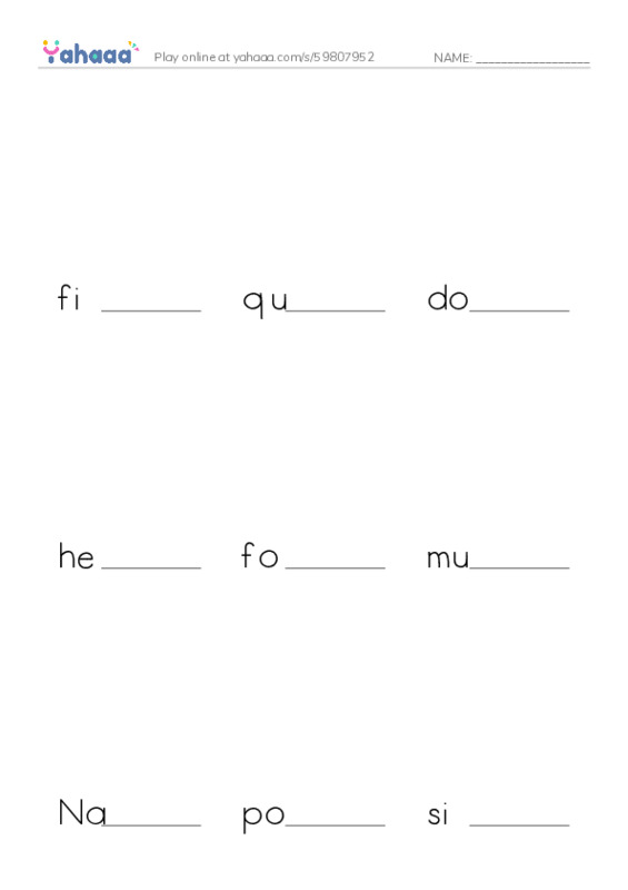 RAZ Vocabulary Y: Two Kettles PDF worksheet to fill in words gaps