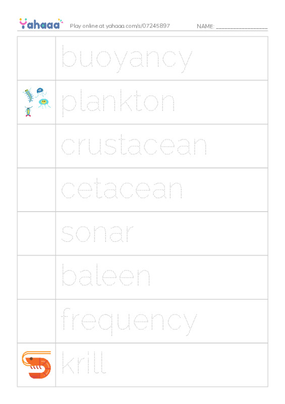 RAZ Vocabulary Z: Blue Whales Giant Mammals PDF one column image words
