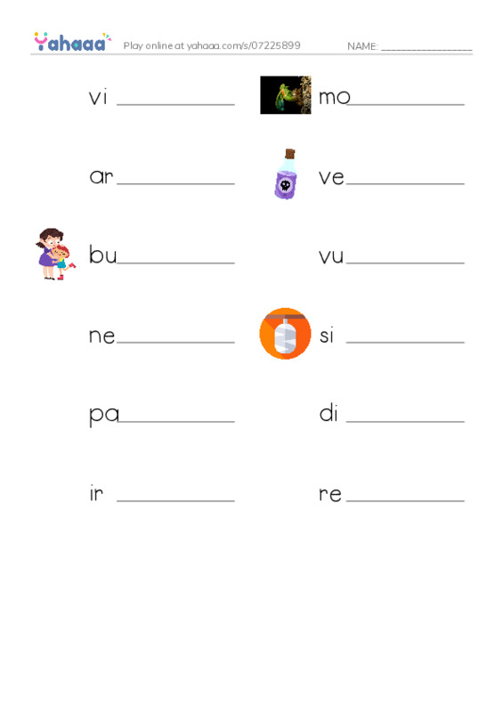 RAZ Vocabulary Z: Goliath BirdEating Spiders Giant Arachnids PDF worksheet writing row