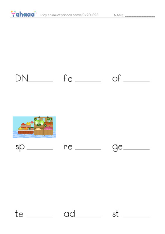 RAZ Vocabulary Z: Hybrid Animals PDF worksheet to fill in words gaps
