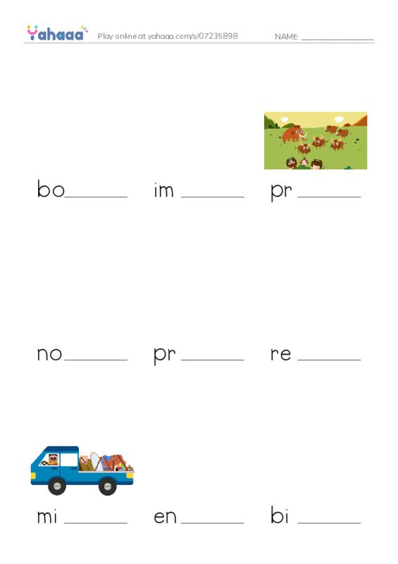 RAZ Vocabulary Z: Native Americans of the Great Plains PDF worksheet to fill in words gaps