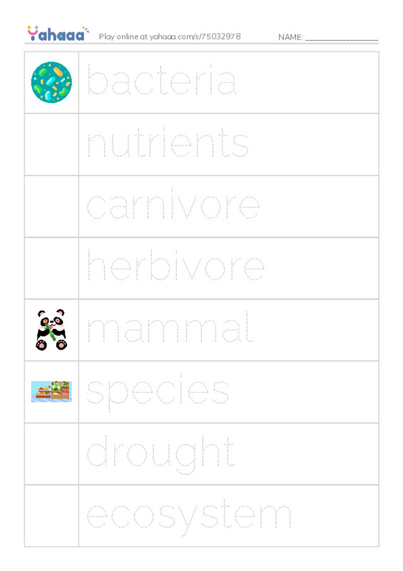 RAZ Vocabulary Z: Prairies Alive PDF one column image words