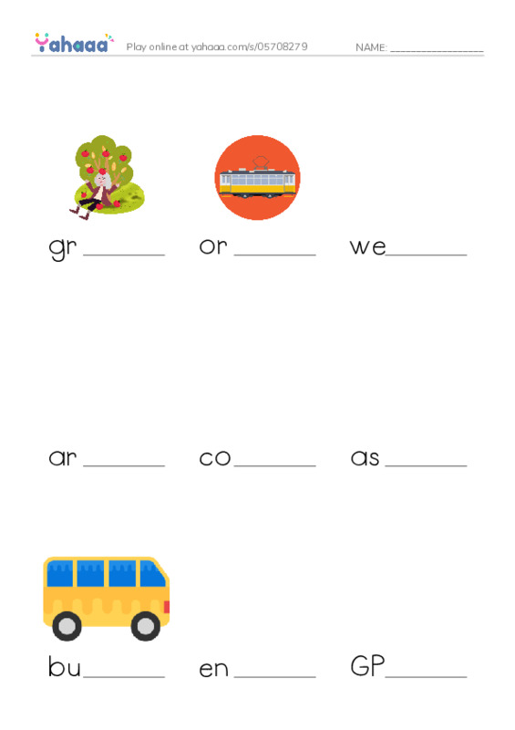 RAZ Vocabulary Z: Satellites PDF worksheet to fill in words gaps