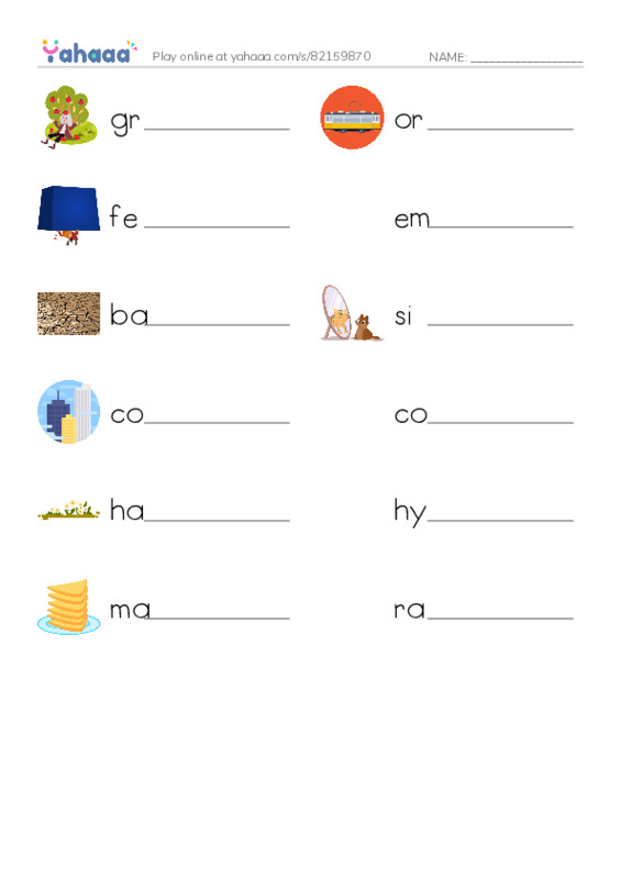 RAZ Vocabulary Z: So You Want To Go To Mars PDF worksheet writing row