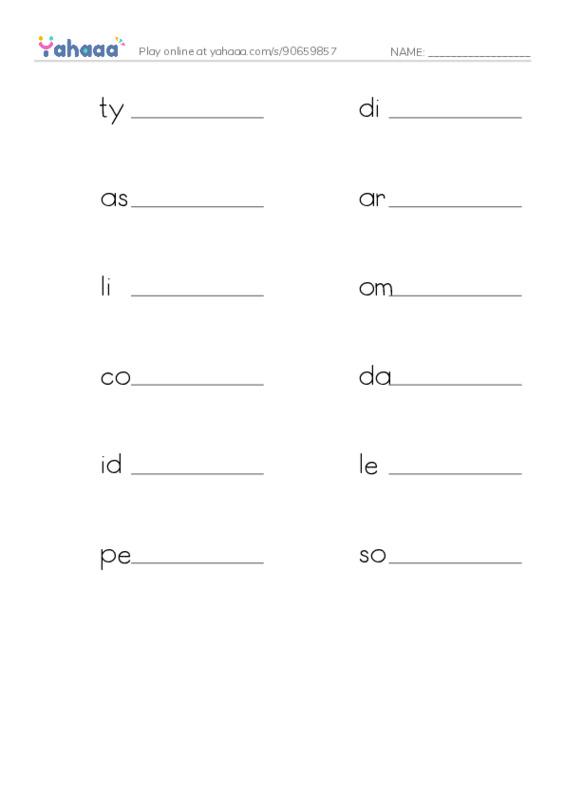 RAZ Vocabulary Z: The Ides of March PDF worksheet writing row