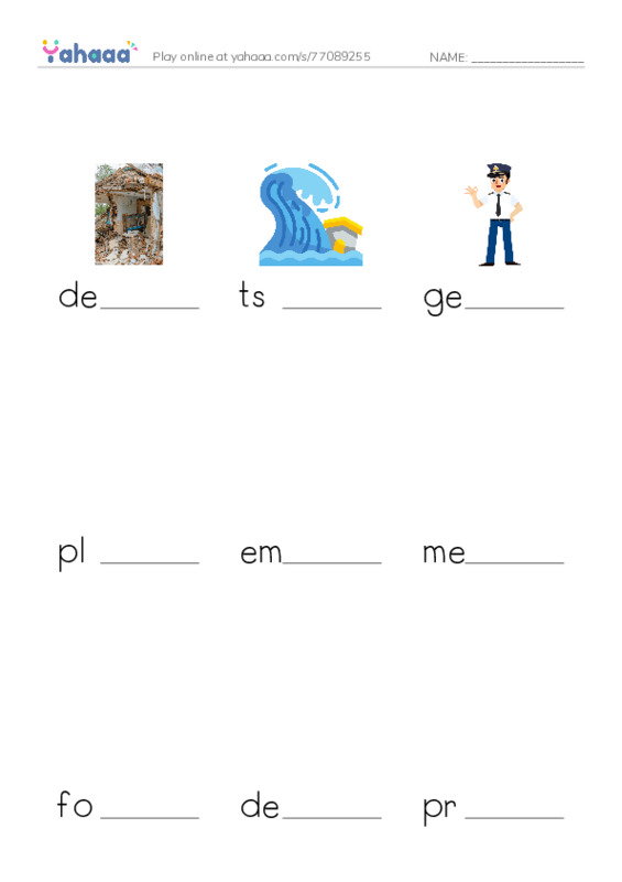 RAZ Vocabulary Z: The Queens Loss Part II PDF worksheet to fill in words gaps