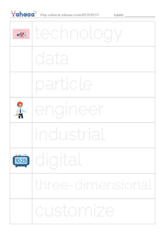 RAZ Vocabulary Z: You Can Print iWhati PDF one column image words