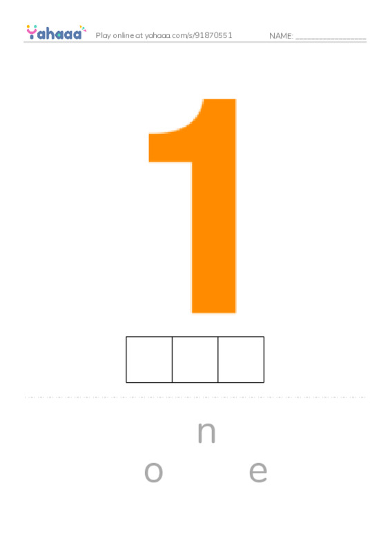 Let's GO 0: Unit 4 Numbers PDF word puzzles worksheet