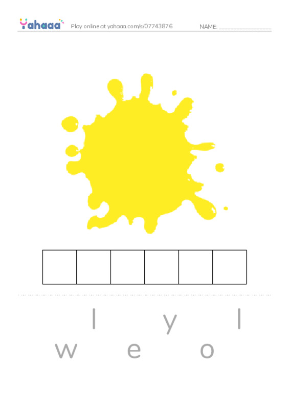 Let's GO 1: Unit 2 Colors and Shapes PDF word puzzles worksheet