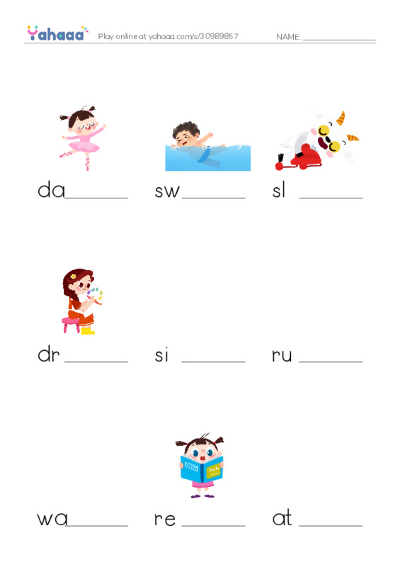 Let's GO 2: Unit 8 Doing Things PDF worksheet to fill in words gaps