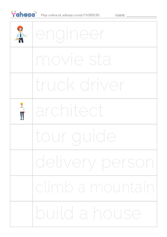 Let's GO 4: Unit 2 Hopes and Dreams PDF one column image words