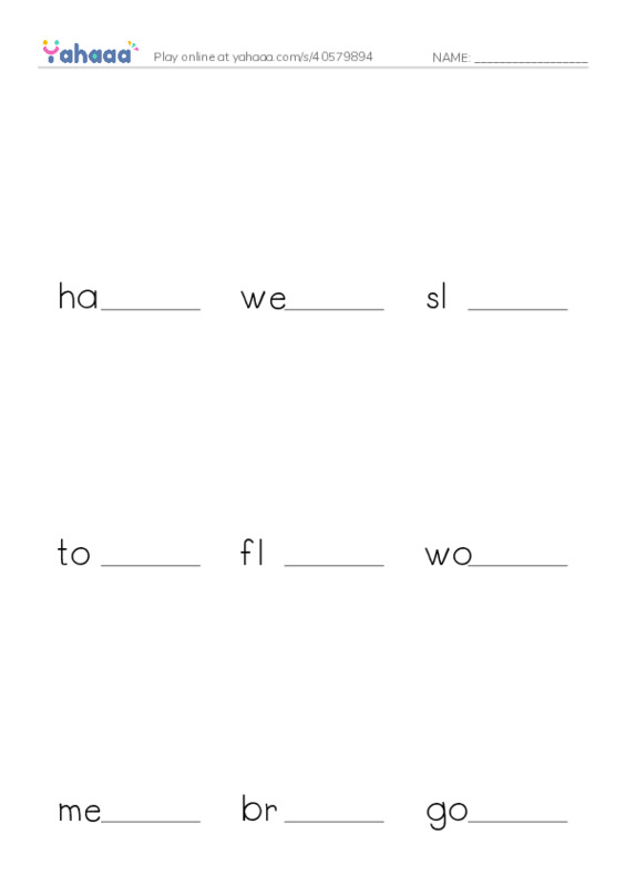 Let's GO 4: Unit 3 Birthdays PDF worksheet to fill in words gaps