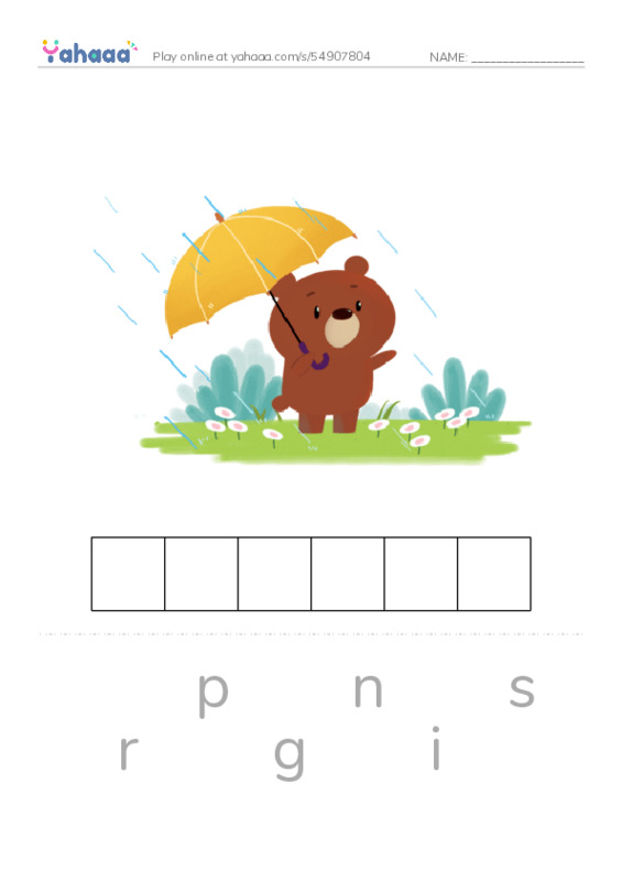 Let's GO 4: Unit 4 School PDF word puzzles worksheet