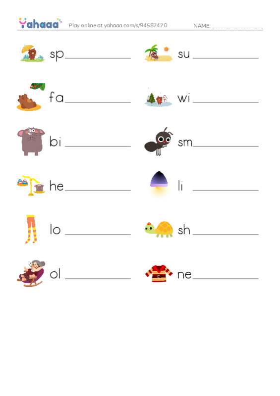 Let's GO 4: Unit 4 School PDF worksheet writing row
