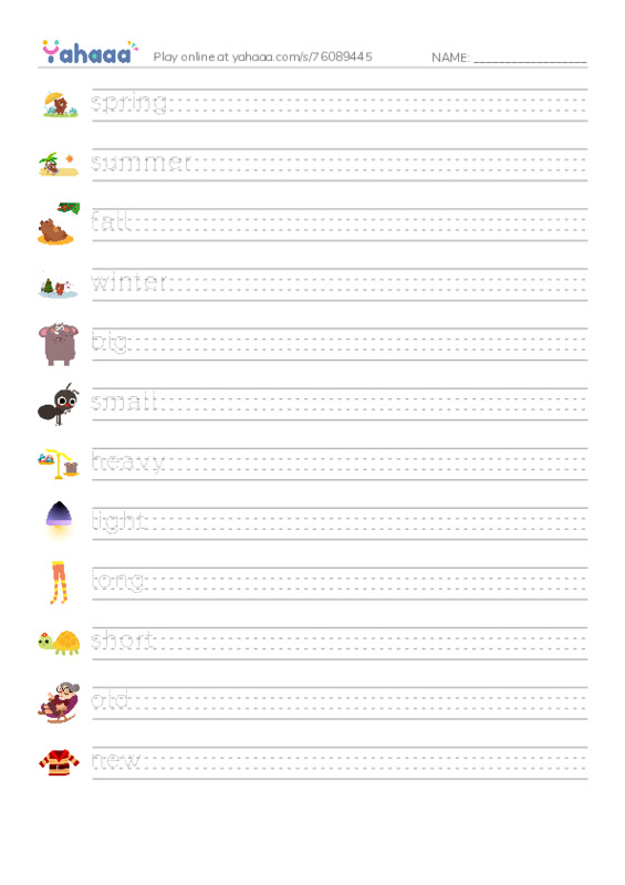 Let's GO 4: Unit 4 School PDF write between the lines worksheet