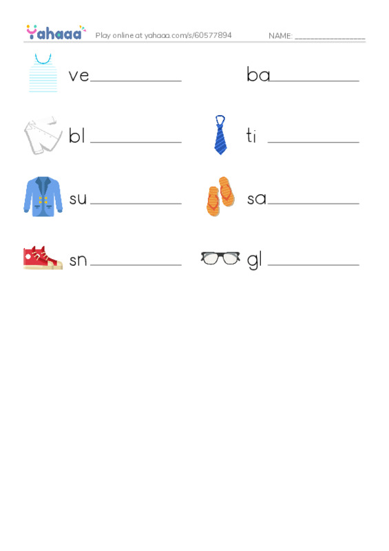 Let's GO 4: Unit 6 Accessory PDF worksheet writing row