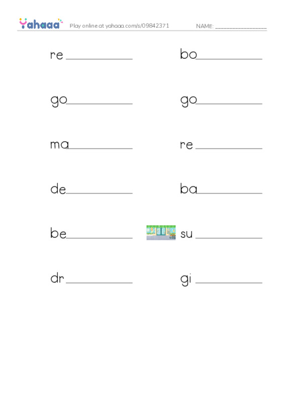 Let's GO 4: Unit 7 Future Plans PDF worksheet writing row