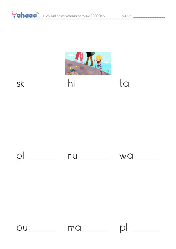 Let's GO 5: Unit 3 Last Weekend PDF worksheet to fill in words gaps