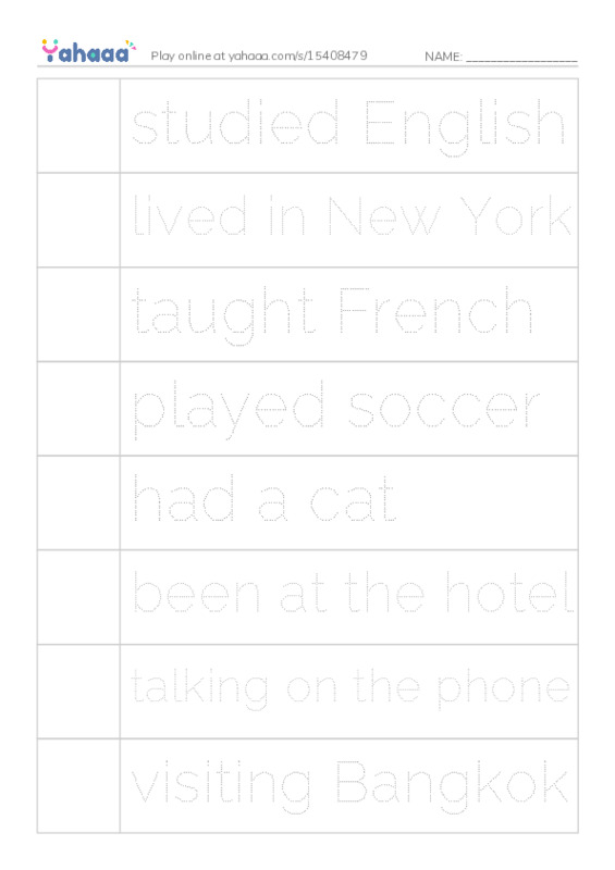 Let's GO 6: Unit 6 Doing Things PDF one column image words