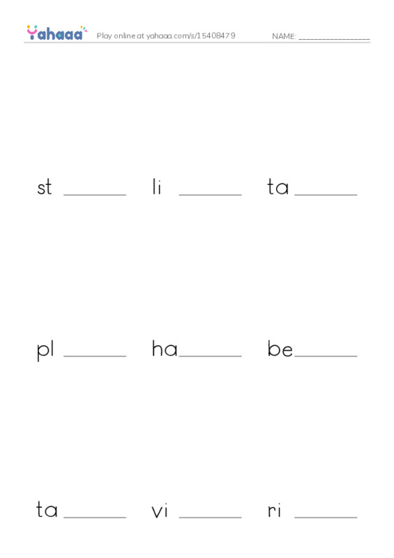 Let's GO 6: Unit 6 Doing Things PDF worksheet to fill in words gaps