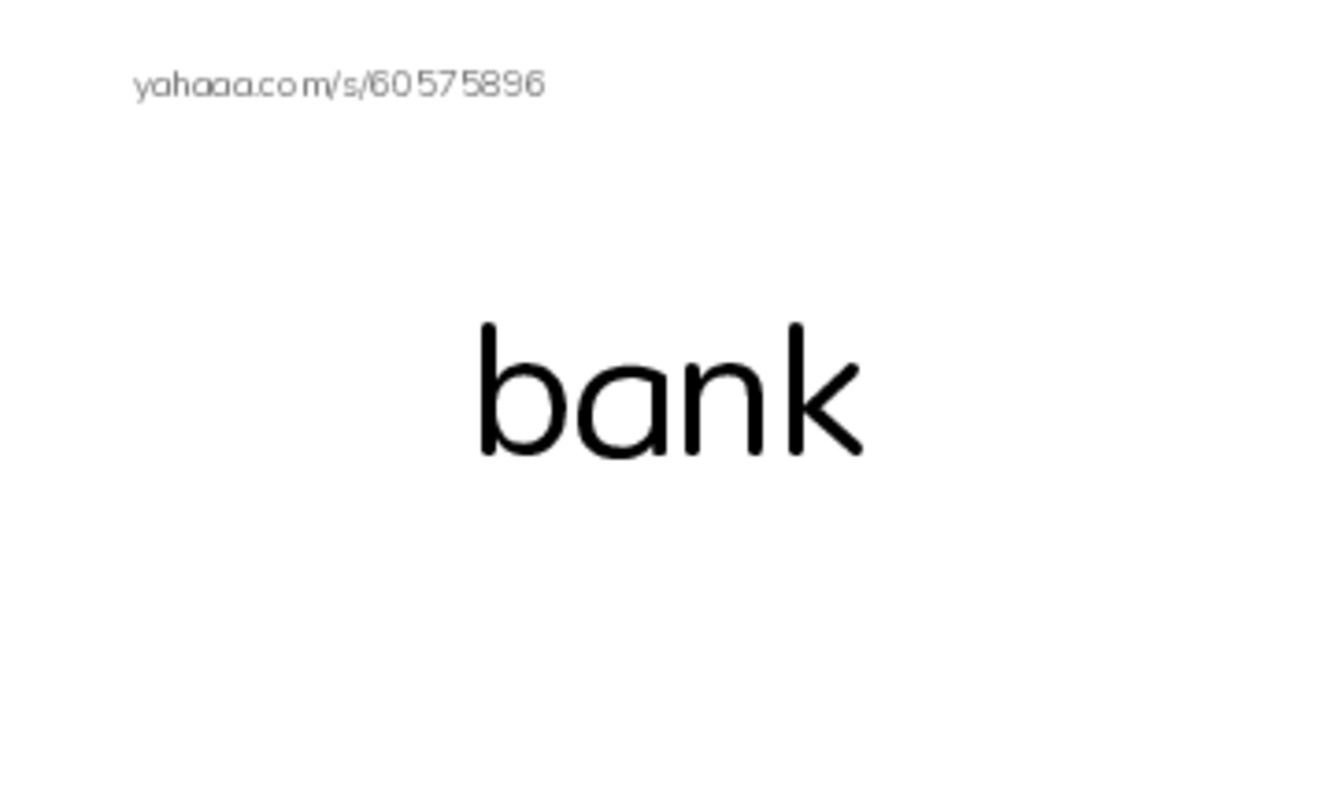 Word Families: ank PDF index cards word only
