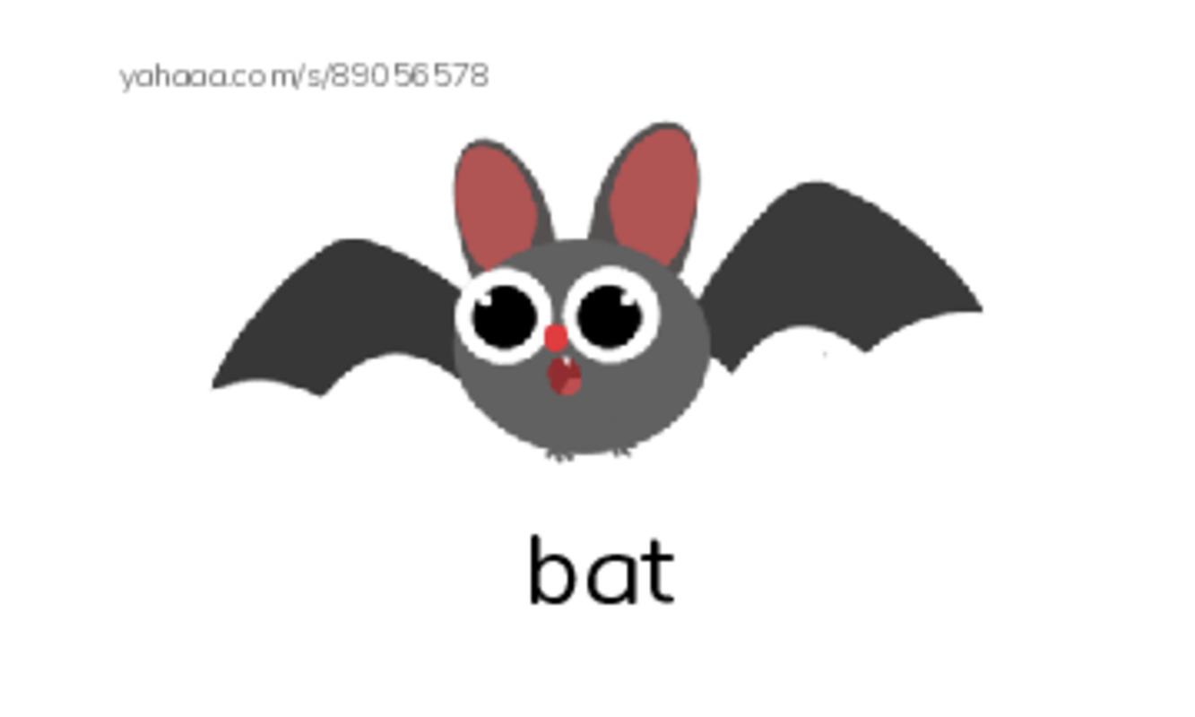 Word Families: at PDF index cards with images