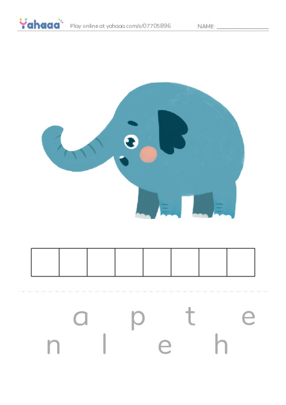 Wild Animals PDF word puzzles worksheet